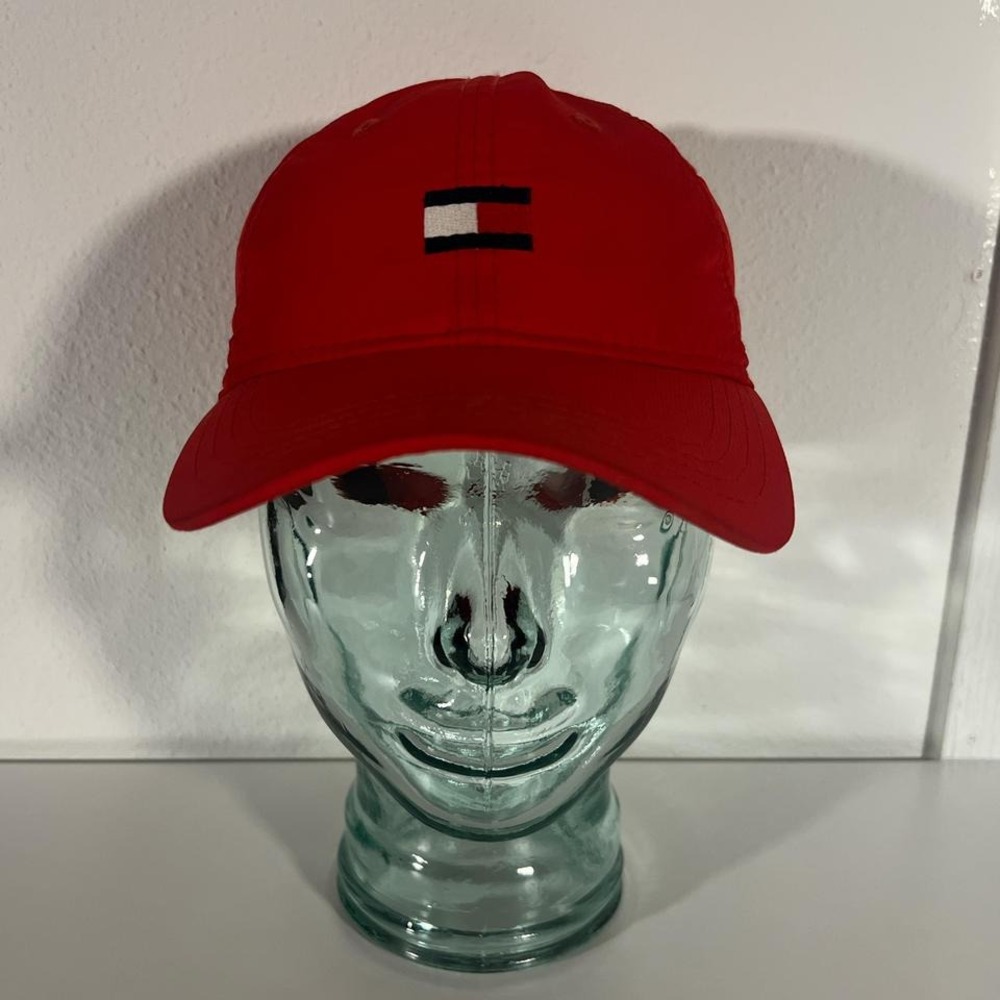 Tommy Hilfiger Logo Red‎ Women's Adjustable Cap Preppy Casual Sporty